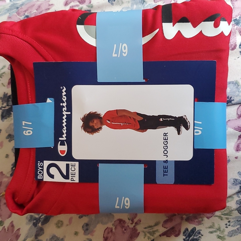 Boys champion jogging suit